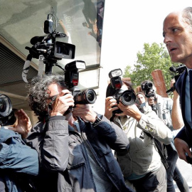 El expresident de la Generalitat Francisco Camps a su llegada a la Ciudad de la Justicia de Valéncia/EFE