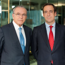 Isidre Fainé y Gonzalo Gortázar./ EP