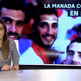 Silvia Brasero en el informativo del 3 de enero de 2019.