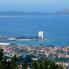 Vista de la isla de Toralla. WIKIPEDIA