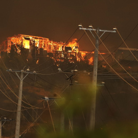 Incendios de Valparaíso (Chile) a 3 de febrero de 2024.