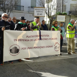 Imagen de archivo de la Plataforma Roteña por unas Pensiones Dignas.