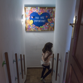 Interior del colegio El Dragón. FERNANDO SÁNCHEZ.