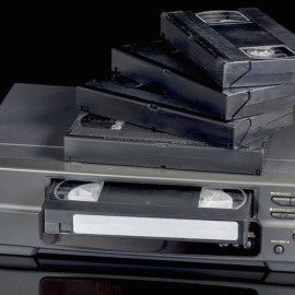 Uno de los reproductores de VHS fabricados por la compañía nipona Funei que ha anunciado que cancela de forma definitiva su producción
