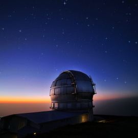 Gran Telescopio Canarias (GTC), en el Observatorio del Roque de los Muchachos (Garafía, La Palma).- DANIEL LÓPEZ/IAC.