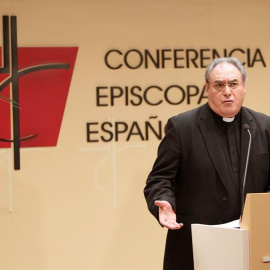 Gil Tamayo, durante su rueda de prensa. EFE/Fran del Olmo