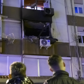 Imagen de la fachada tras el incendio.