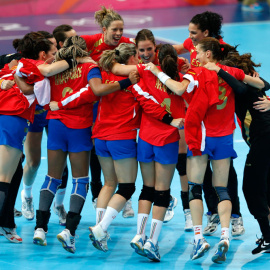 Imagen de la selección femenina de balonmano / EFE