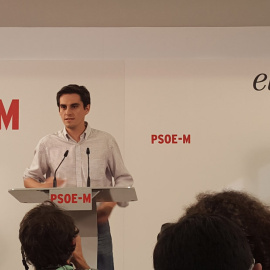 Enrique Rico, secretario de Organización del PSOE en Madrid. A.I.