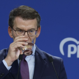 El presidente del Partido Popular, Alberto Núñez Feijóo.