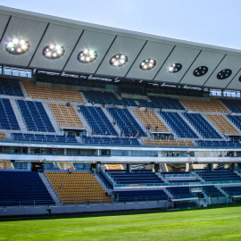 La tribuna del Nuevo Estadio Ramón de Carranza, en Cádiz. EFE