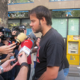 El rapero Pablo Hasel, citado como investigado por tuits contra la corona y de apoyo al GRAPO. EUROPA PRESS