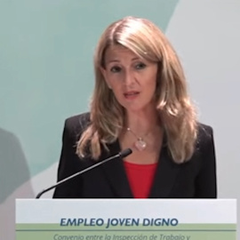 Yolanda Díaz: "Las propuestas del Ministerio de Trabajo son tan marxistas como las de Biden o el Papa"