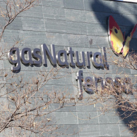 Logo de Gas Natural Fenosa en su sede en Madrid. E.P.