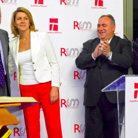 Nacho Villa y María Dolores de Cospedal.- EFE