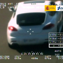 Imagen facilitada por la Dirección General de Tráfico del vehículo.- EFE