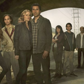 Protagonistas de la nueva serie 'Fear The Walking Dead'./ EUROPA PRESS