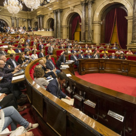 Pleno para la aprobación de las conclusiones de la comisión de estudio del Procés en el Parlament de Catalunya. JOB VERMEULEN