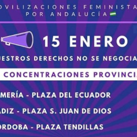 Concentraciones convocadas en Andalucía