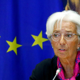 La próxima presidenta del BCE, Christine Lagarde, en una reciente comparecencia en el Parlamento Europeo para defender su candidatura. REUTERS/Francois Lenoir