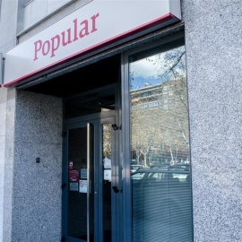 Oficina del Banco Popular en Madrid. E.P.