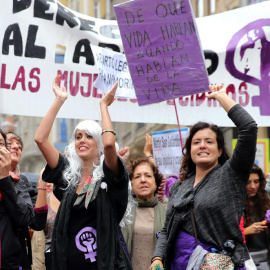 El Movimiento Feminista de Madrid celebró el  'El eventazo' para dar a conocer la huelga feminista. EFE