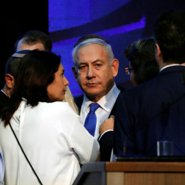 Netanyahu, la pasada noche en Tel Aviv. REUTERS/Ammar Awad