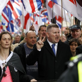 Paul Golding, líder de Britain First. / REUTERS