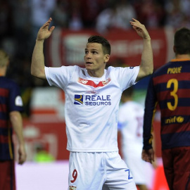 Kevin gameiro durante un partido con el Sevilla. - AFP