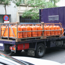 Camión de reparto de bombonas de butano | Archivo/EP