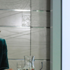 La ministra de Economía, Nadia Calviño, durante la rueda de prensa posterior a la reunión del Consejo de Ministros. EFE/Ángel Díaz