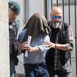 El autor confeso del triple crimen machista de Valga, este martes. EFE/ Óscar Corral