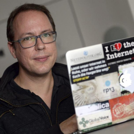 El fundador del blog periodístico "Netzpolitik.org", Markus Beckedahl.- EFE
