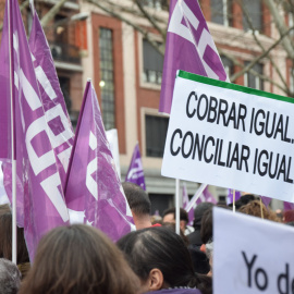 Manifestación feminista en Madrid. / MARÍA LOZANO