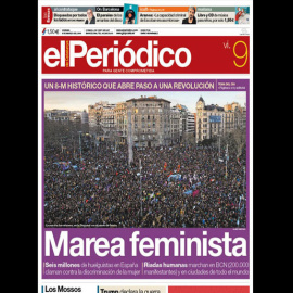 Las portadas de los periódicos nacionales e internacionales tras el 8M.