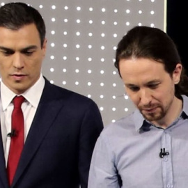 Pedro Sánchez y Pablo Iglesias. // LA SEXTA
