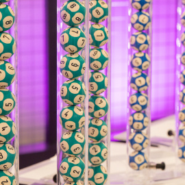 Bombos de la loteria de la Grossa preparats pel sorteig