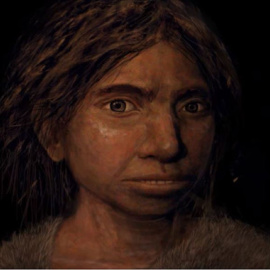 Reconstrucción del aspecto de una niña denisovana. / Agencia SINC - Maayan Harel