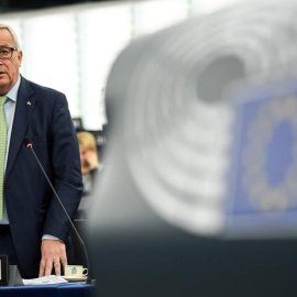 Jean-Claude Juncker en el Parlamento Europeo. (PATRICK SEEGER | EFE)