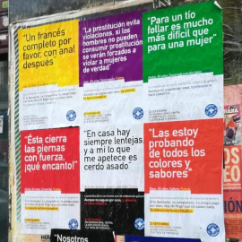 Carteles de la campaña #SerPuteroNoMola de Médicos del Mundo