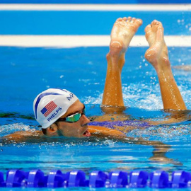 Michael Phelps durante un entrenamiento en el centro acuático de Río. /EFE