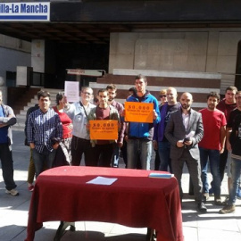 Repobladores de Sierra Norte de Guadalajara en apoyo a los jóvenes de Fraguas condenados, en una imagen de archivo. / EUROPA PRESS