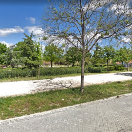 El parque La Viña (Madrid).