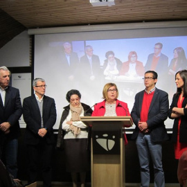 Acto en el que se han dado a conocer los resultados de los trabajos de exhumación en la mina Terría de Valencia de Alcántara. EUROPA PRESS