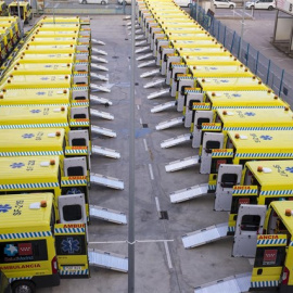 Ambulancias del Servicio de Urgencia Médica de Madrid (SUMMA). / EP