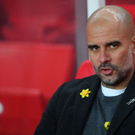 Guardiola, antes del partido. REUTERS/Hannah McKay