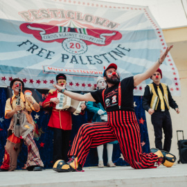 Iván Prado, durante una actuación. BERNAT ALMIRALL.