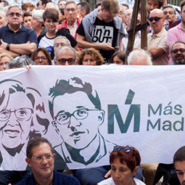 Asamblea de Más Madrid en la que se decidió concurrir a las elecciones generales, aunque hasta el miércoles no se sabrá si Íñigo Errejón encabezará la candidatura. / EFE