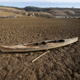 Vista del pantano de Sau, a 22 de enero de 2024, en Barcelona, Catalunya.