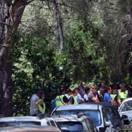 Reconstrucción del crimen del guardia urbano. EFE